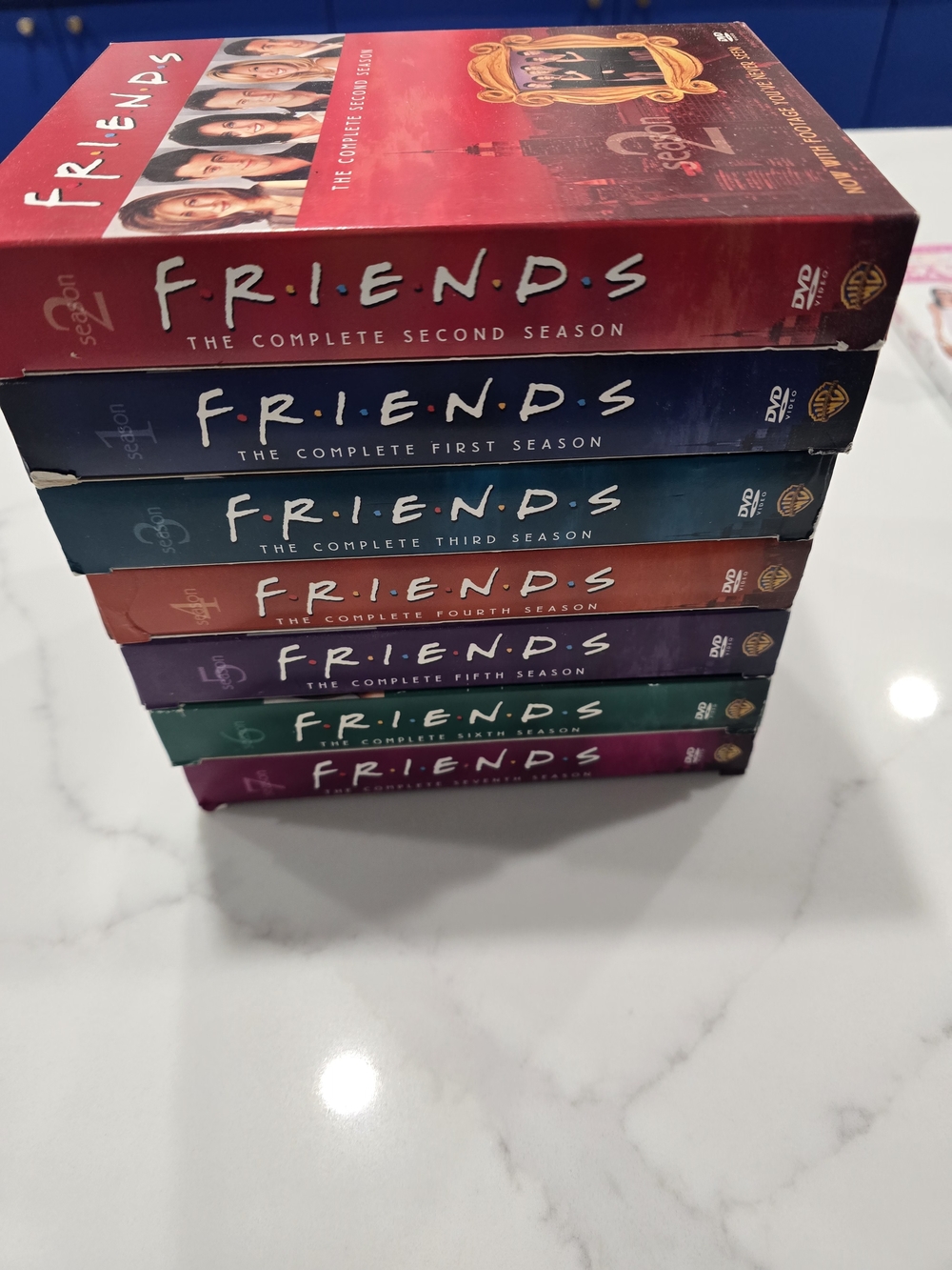 Friends The Complete Seasons 1-7 DVD Box Set Bundle Lot 1 2 3 4 5 6 7 Vintage TV